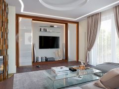 Arredo mobili artigianali casa abitazione privata a Zurigo di Manufactory Design