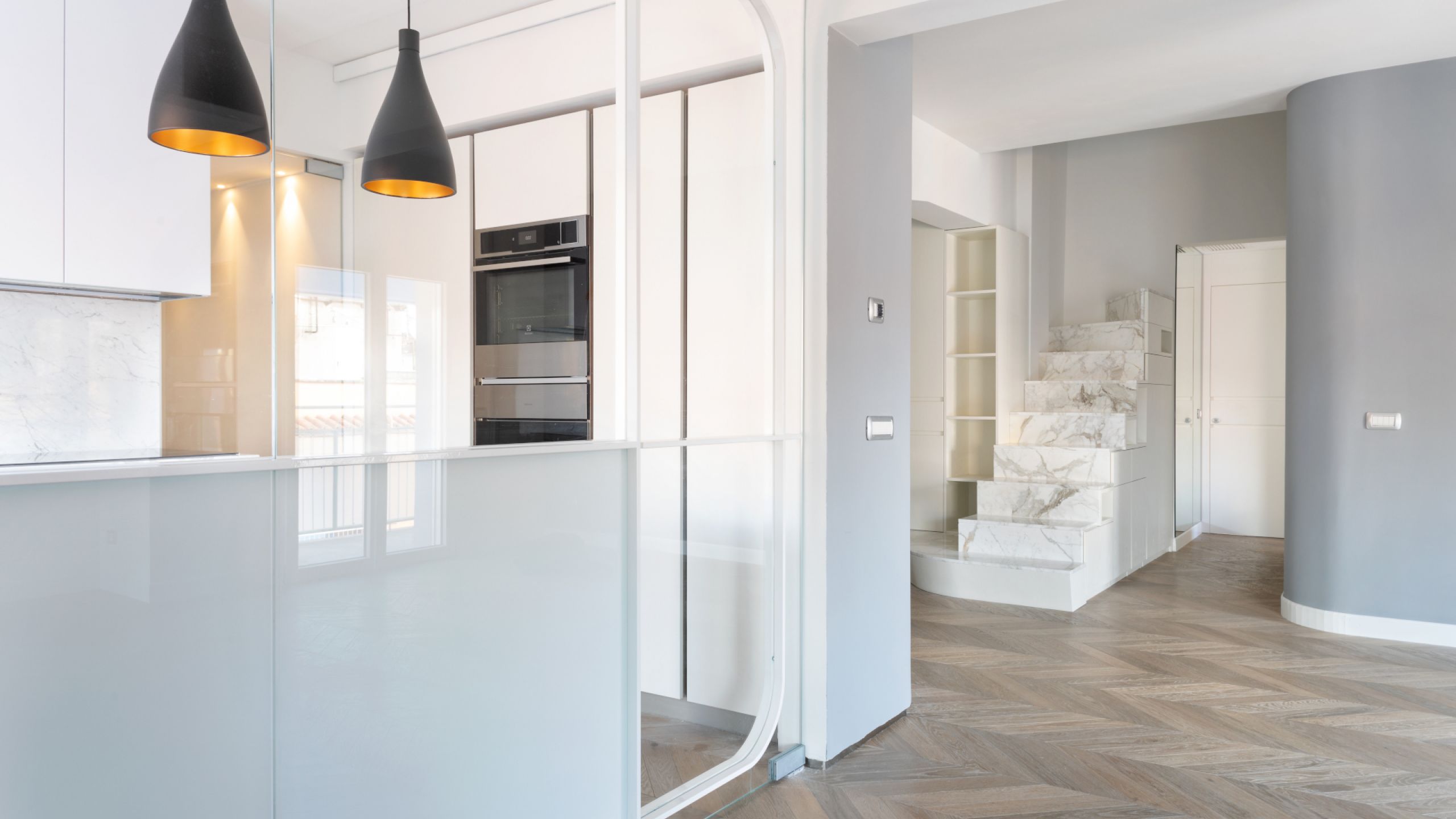salon intérieur de maison privée avec des meubles fabriqués à la main par Manufactory Design Mosciano Sant'Angelo Teramo